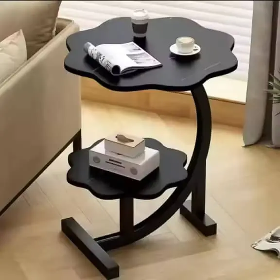 Compact Side Table with Storage 