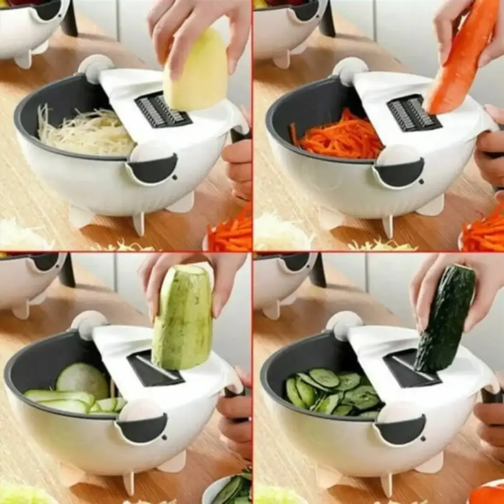 Multifunctional Vegetable Chopper, Strainer